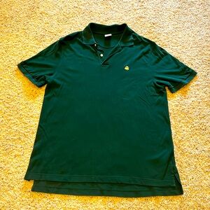 Men’s Brooks Brothers dark green polo size large - original fit